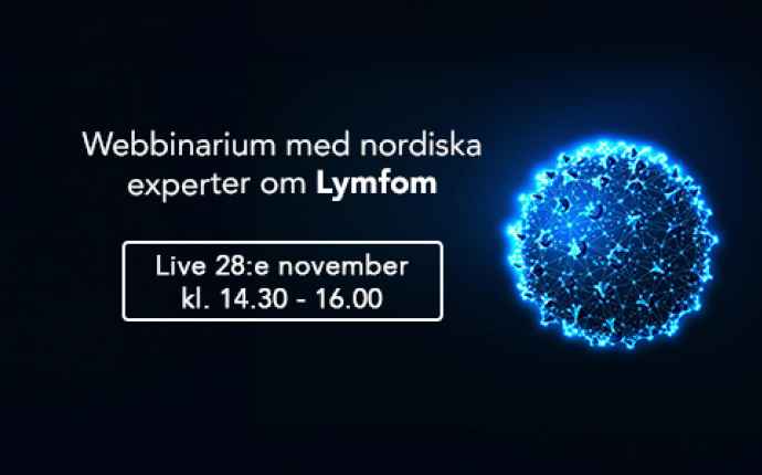  Nordiskt webinar om lymfom- 28 november