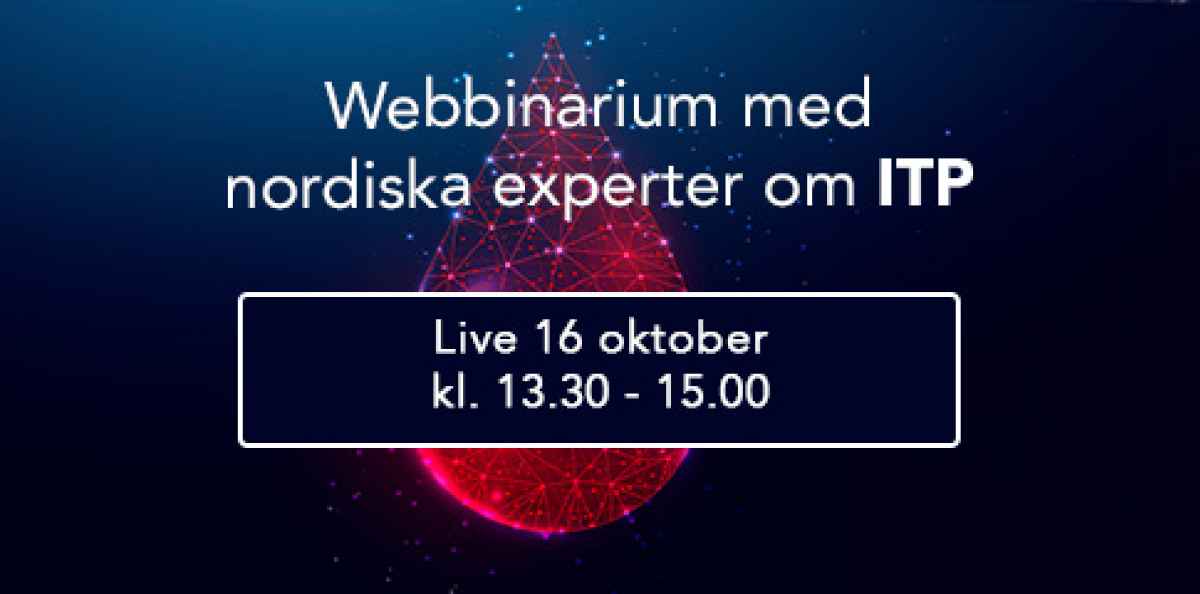 Webbinarium med nordiska experter om ITP