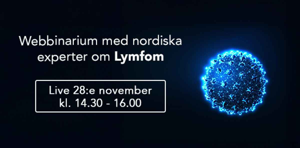  Nordiskt webinar om lymfom- 28 november