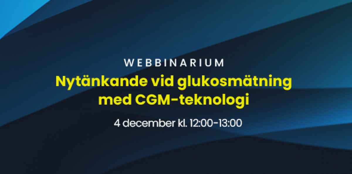 Webbinarium om CGM-teknologi vid typ 2-diabetes 